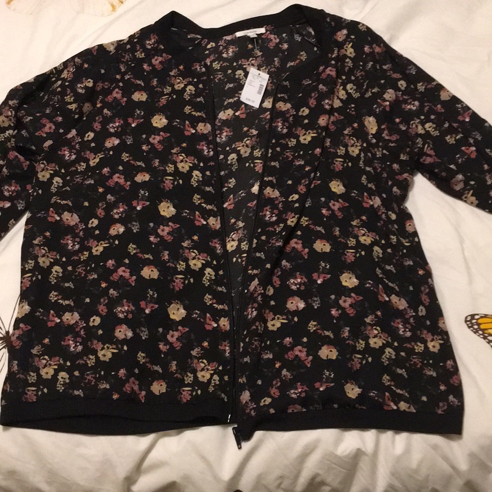 Maurice’s light weight (sheer)  bomber jacket.